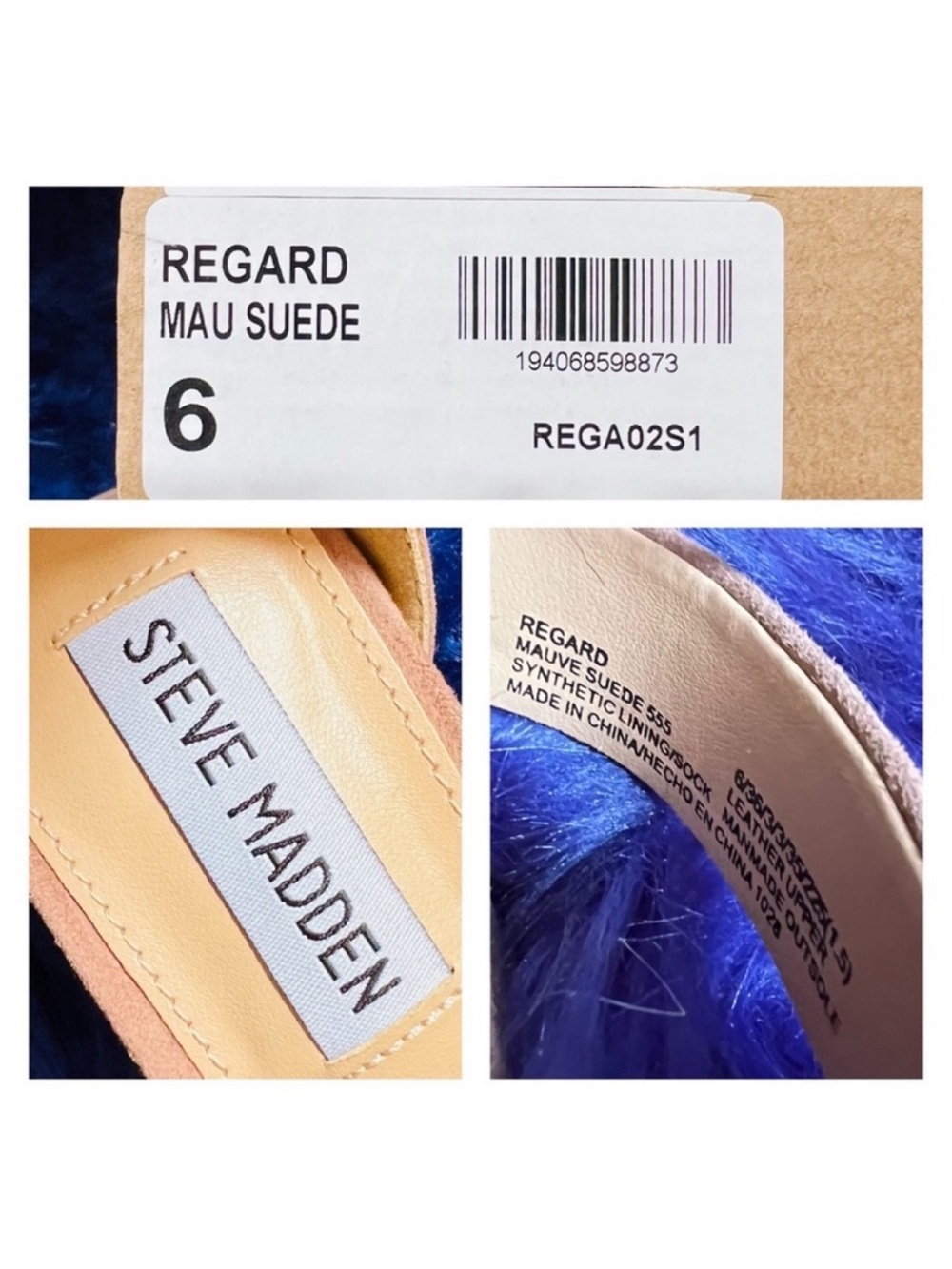 New! Rare STEVE MADDEN Regard Suede Block Animal Print Heel Strappy Sandals - Picture 10 of 10